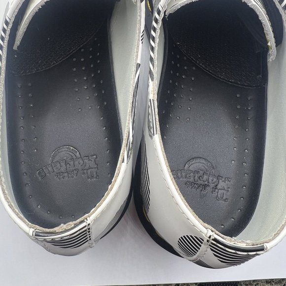 Dr. Martens 1461 Polka Dot Smooth Leather Oxford Shoes Womens 7 /38 White Black - Picture 7 of 10